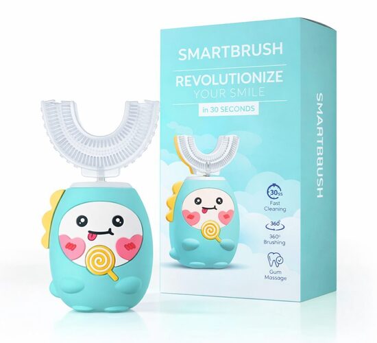 SmartBrush - Electric Toothbrush FOR CHILDREN (Green)