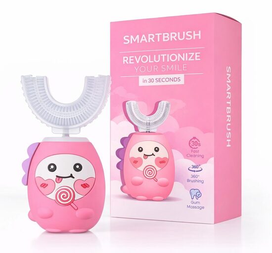 SmartBrush - Electric Toothbrush FOR CHILDREN (Pink)