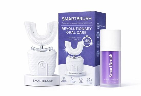 SmartBrush - Electric Toothbrush + Purple Toothpaste